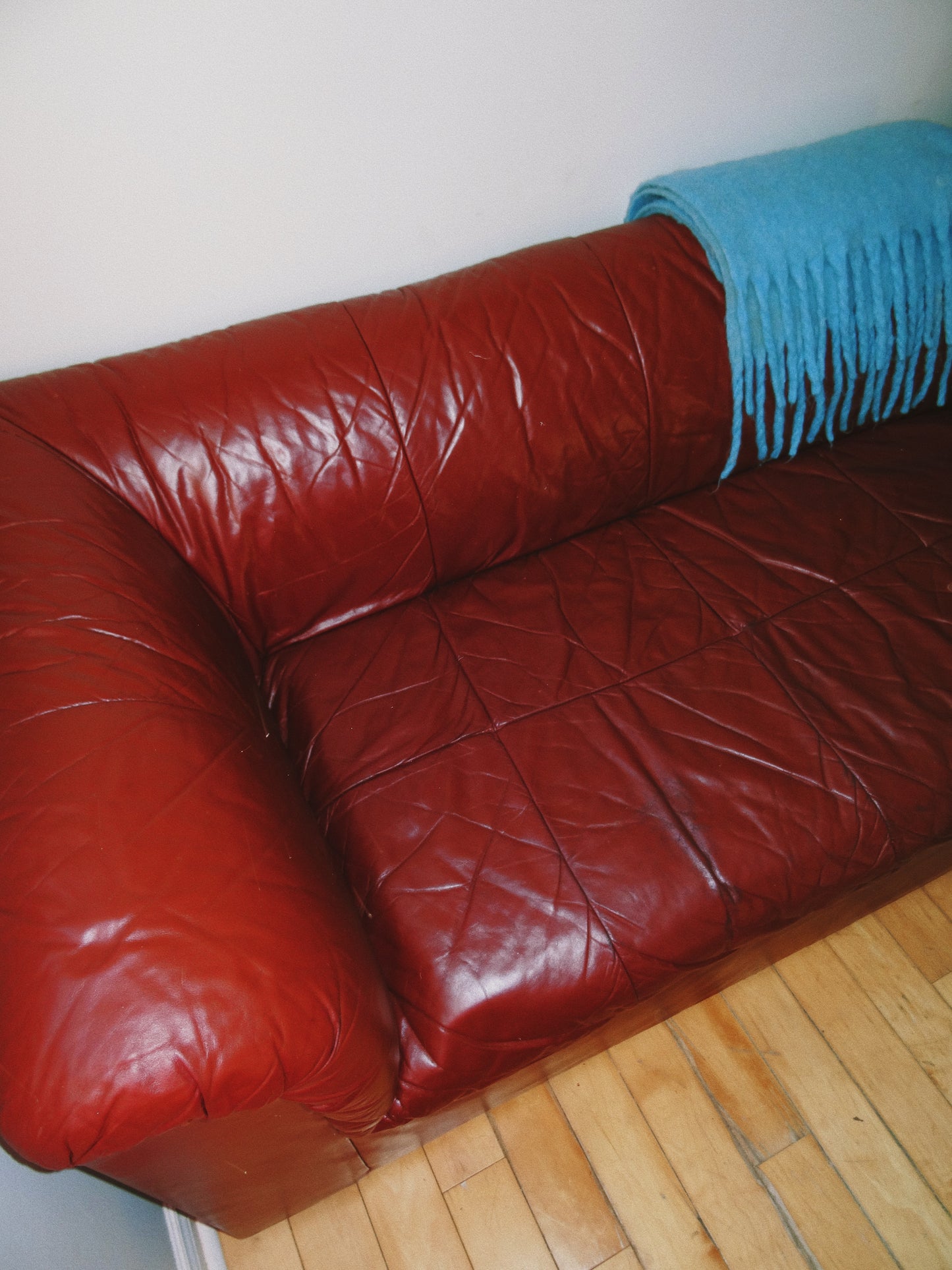Vintage Genuine Leather Lounge Sofa