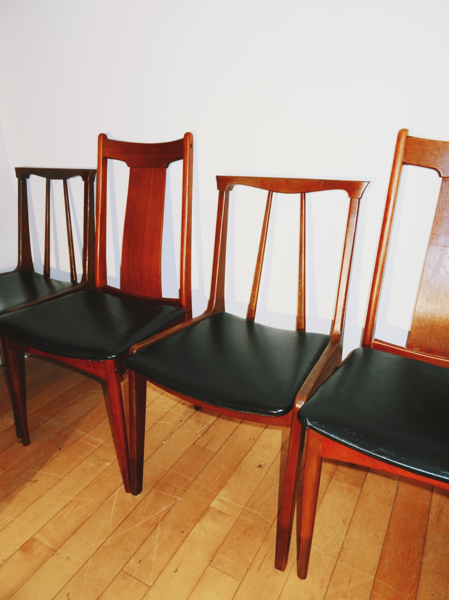 Set of Four Mid Century Style Chairs