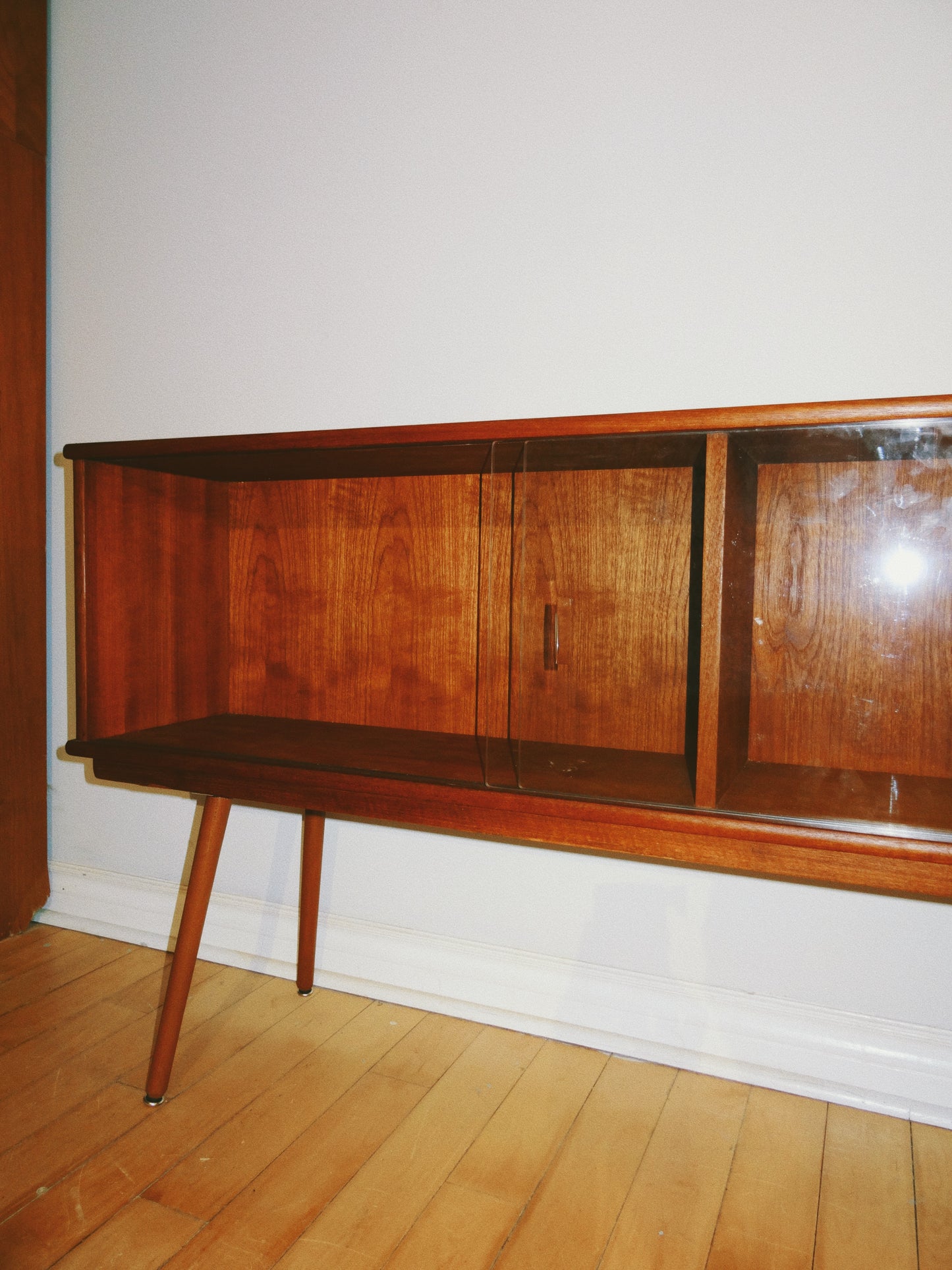 Teak Display Cabinet