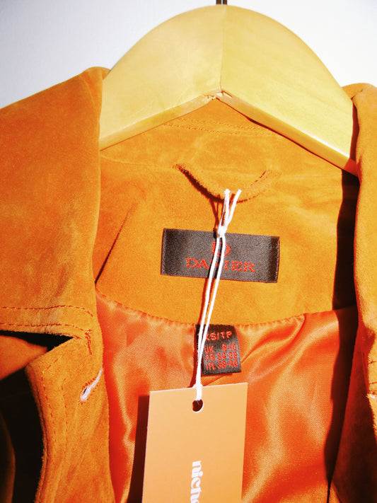 Orange Danier Button Up Jacket  (Size XS)