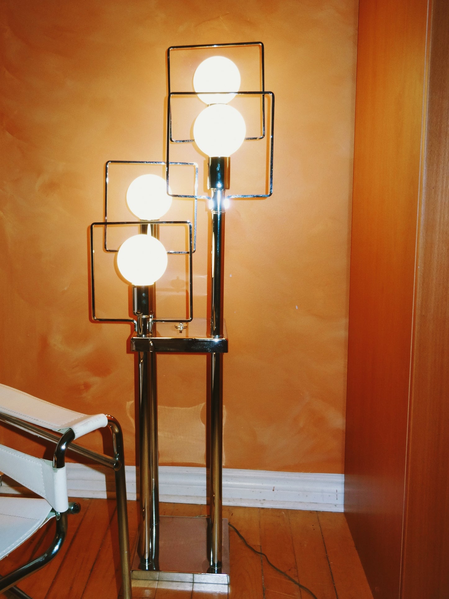 Unique Mid Century Four Bulb Floor Lamp