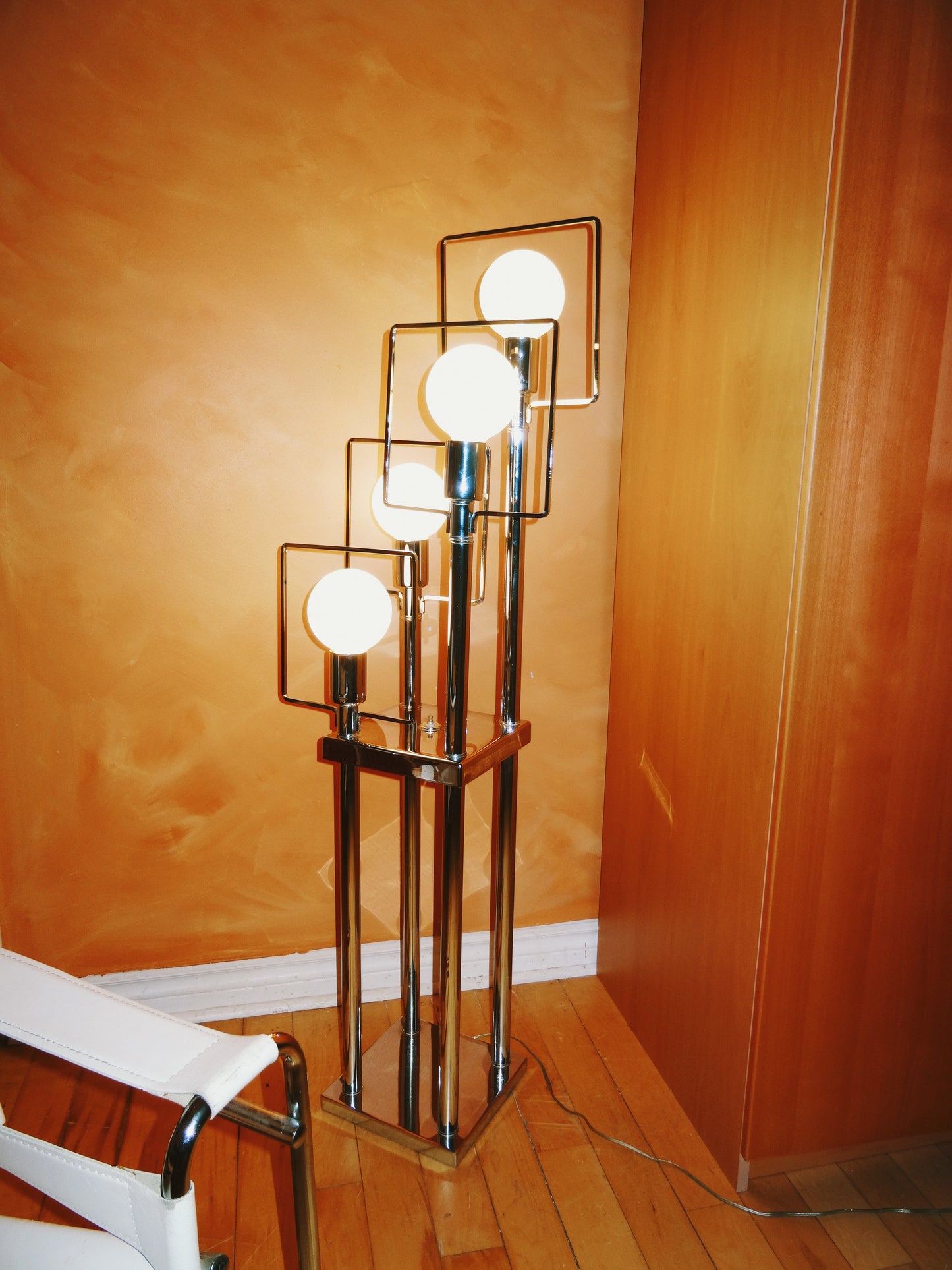 Unique Mid Century Four Bulb Floor Lamp