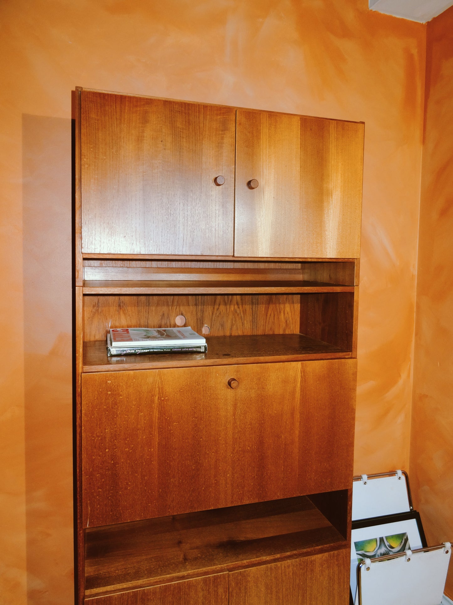 Danish Teak Cabinet/ Book Shelf #2