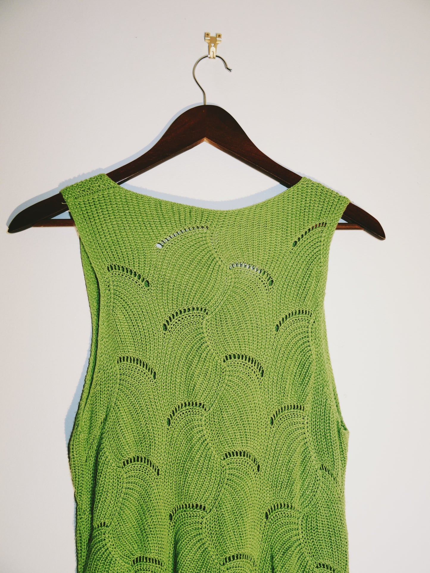 Extra Mini Knit Green Dress/ Top