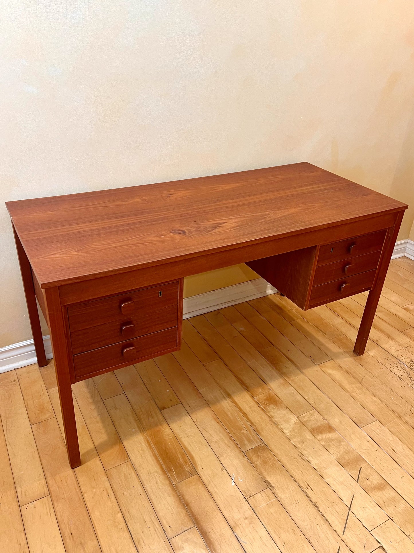 Danish Teak Domino Mobler Desk