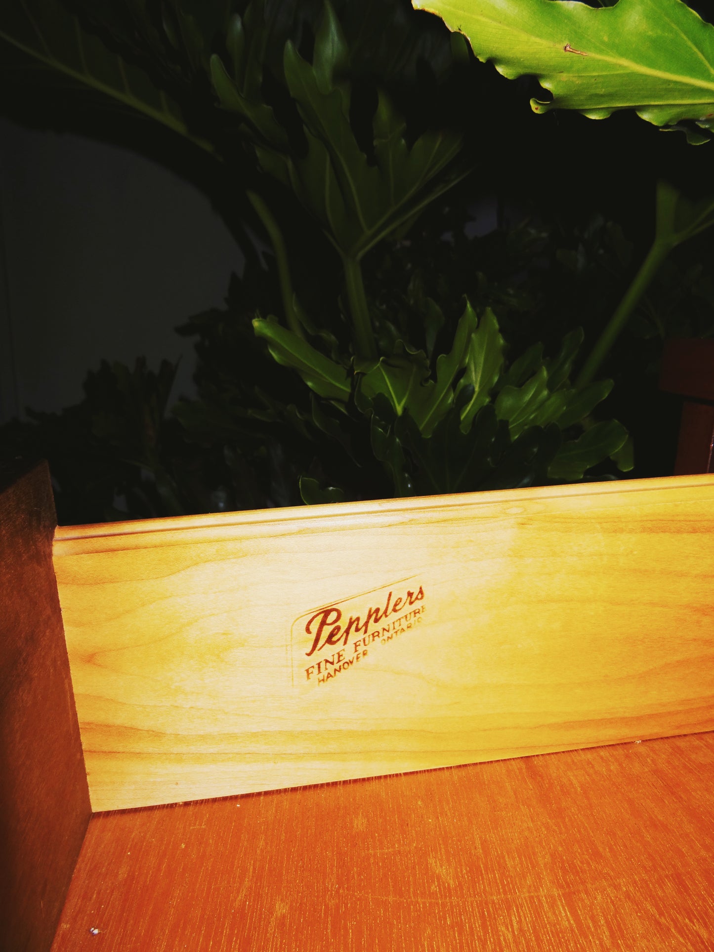 Solid Oak Mid Century Dresser