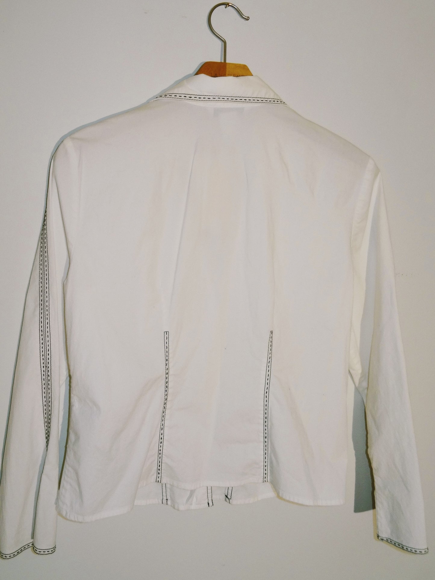 Lined White Blouse (size small)