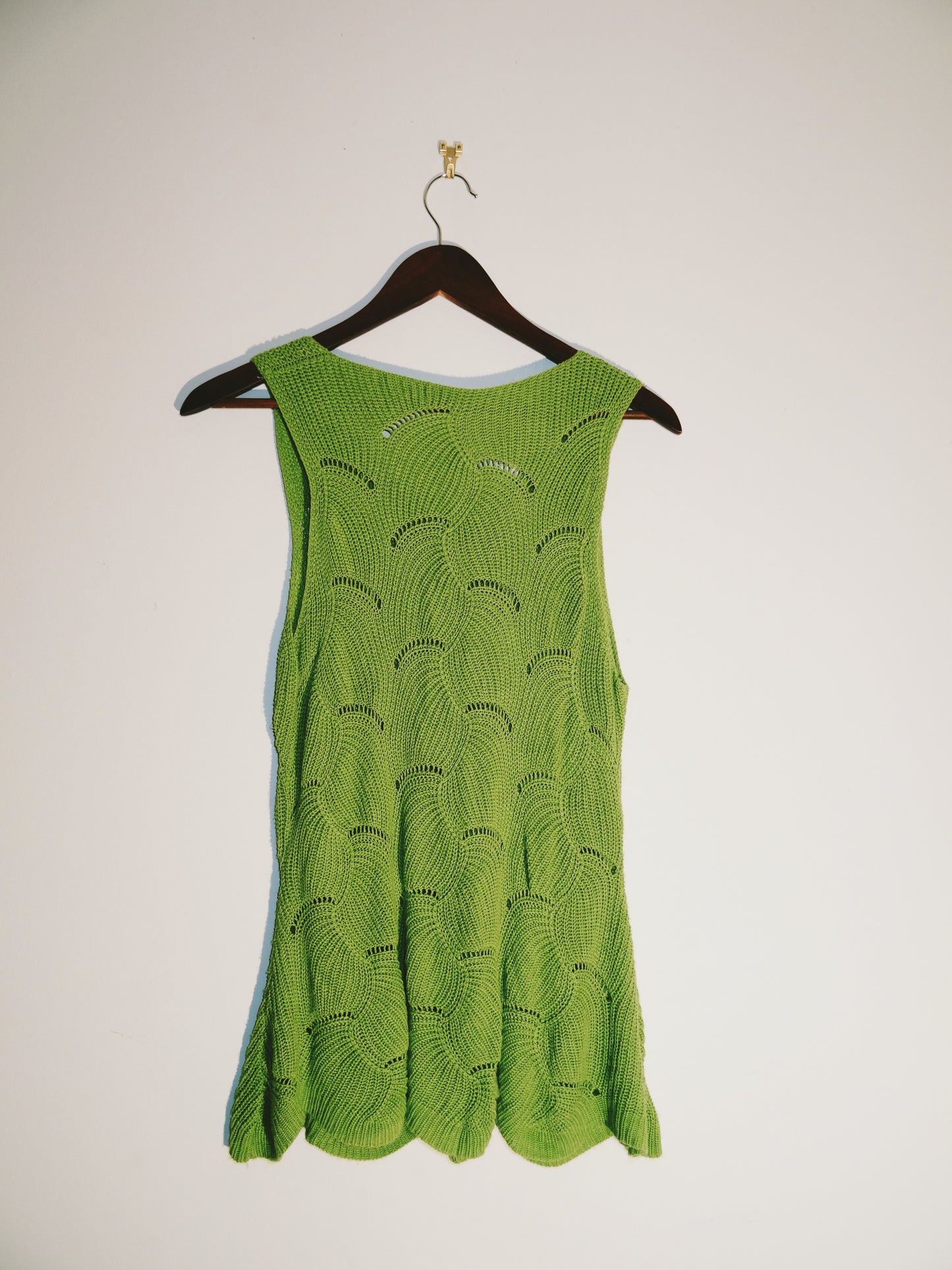 Extra Mini Knit Green Dress/ Top