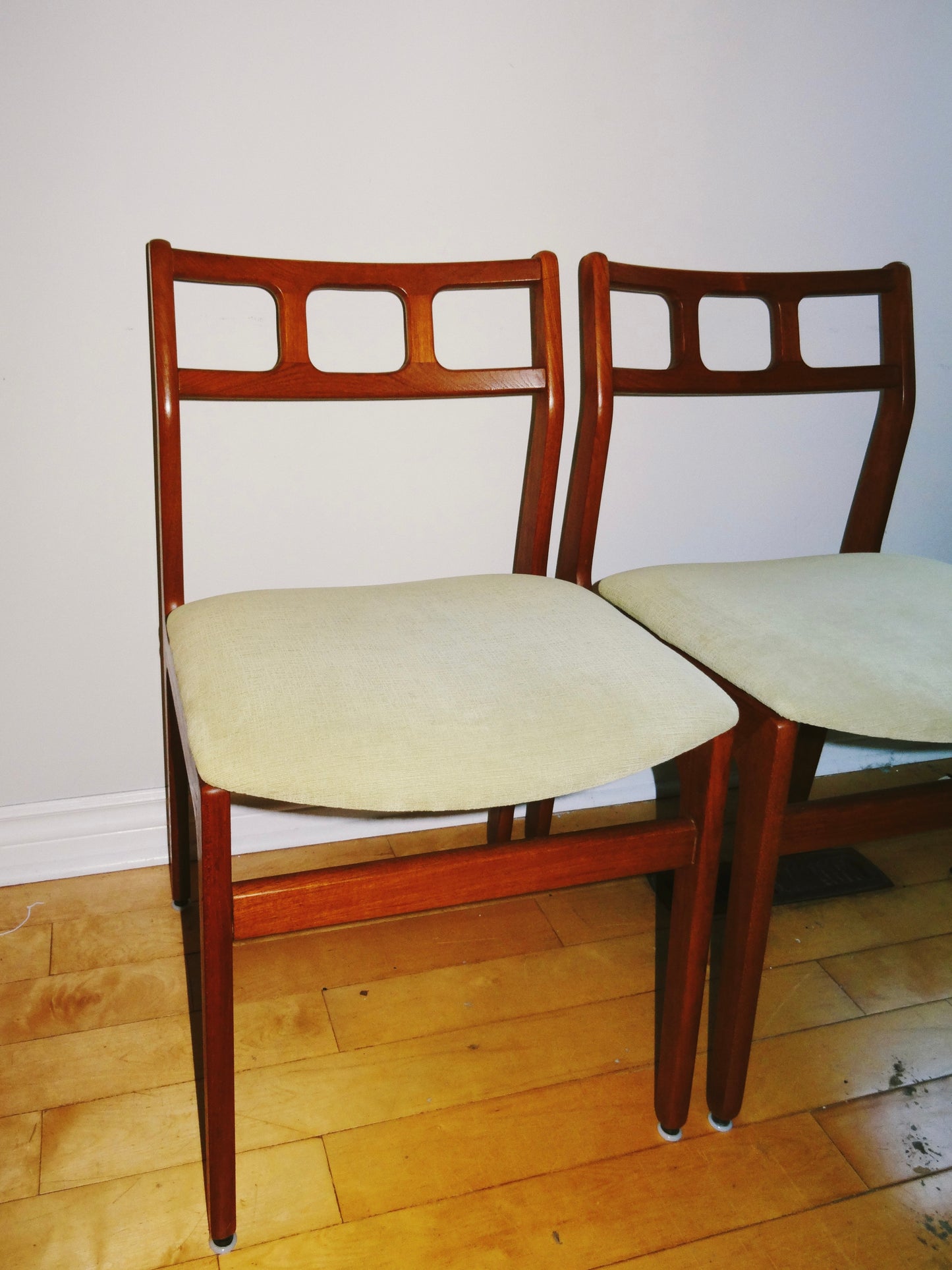 Set of Two Teak Chairs