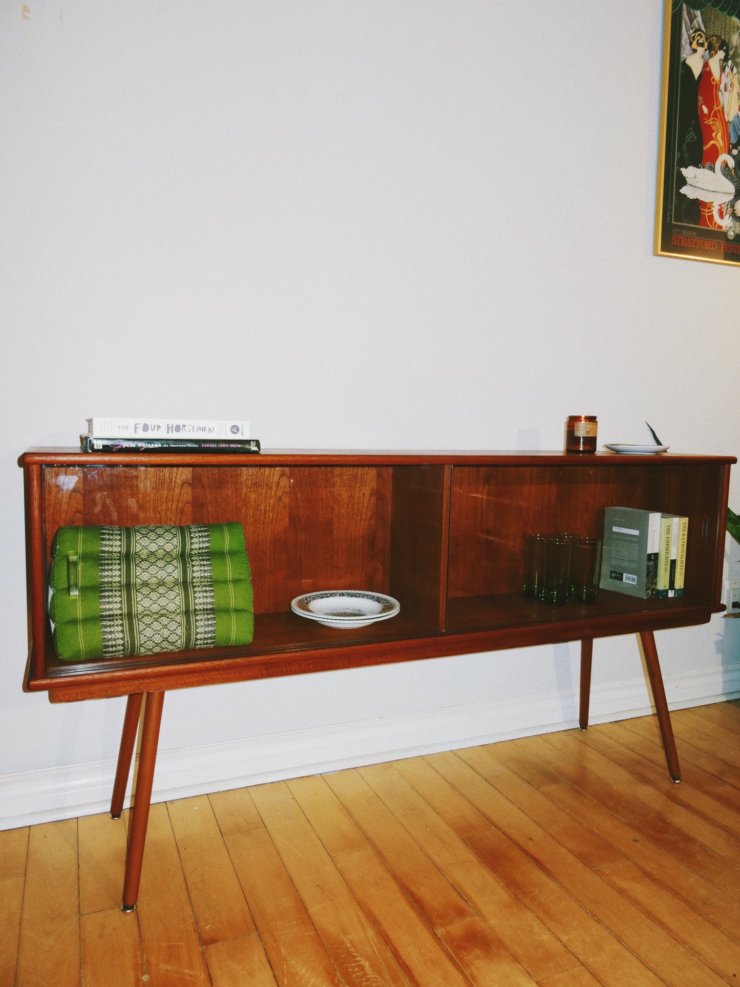 Teak Display Cabinet