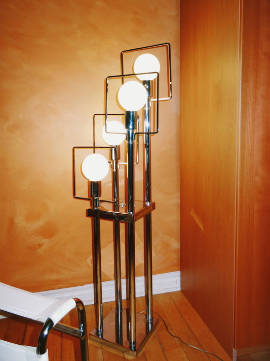 Unique Mid Century Four Bulb Floor Lamp