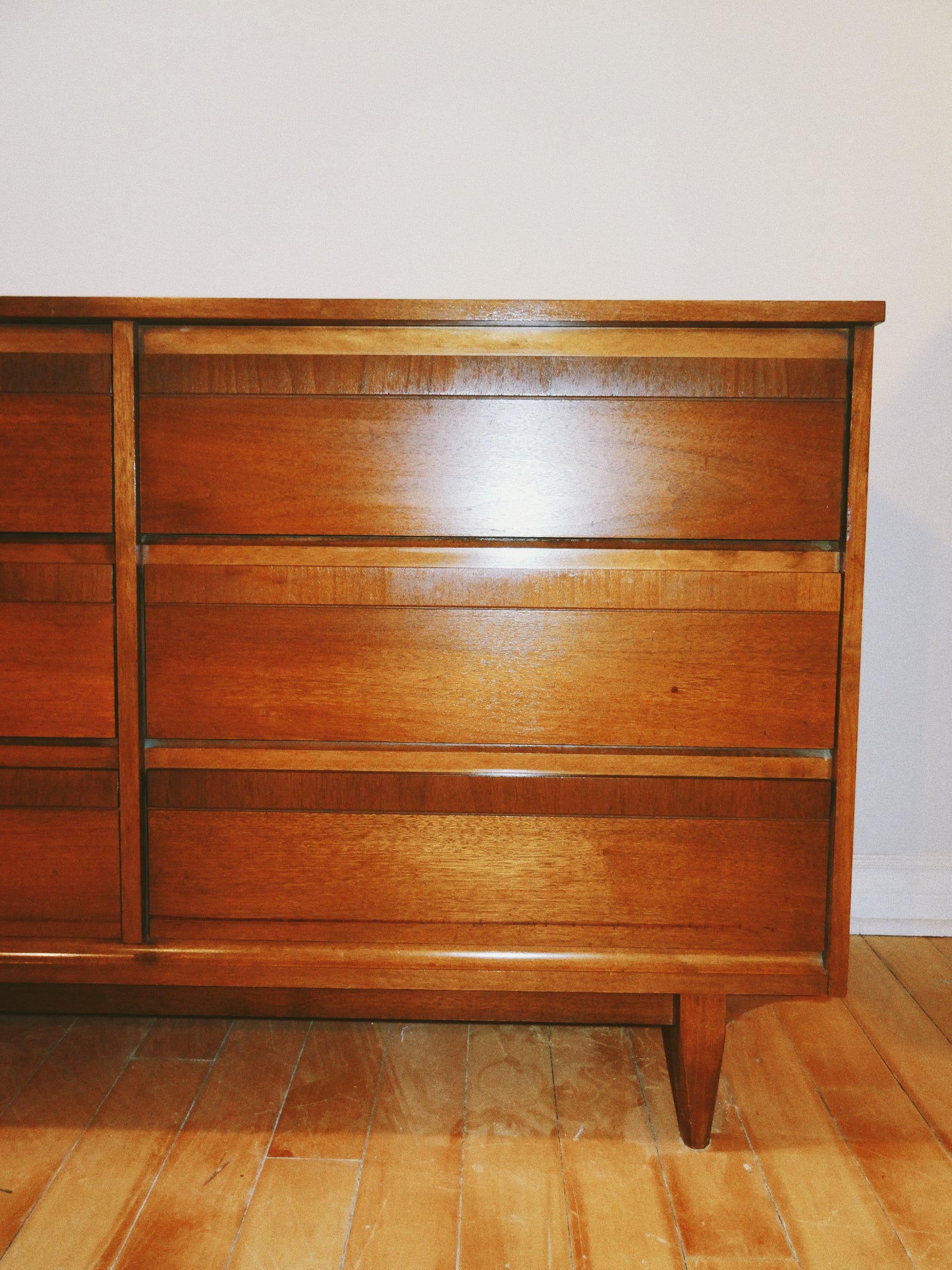 Six Drawer Walnut Dresser #1