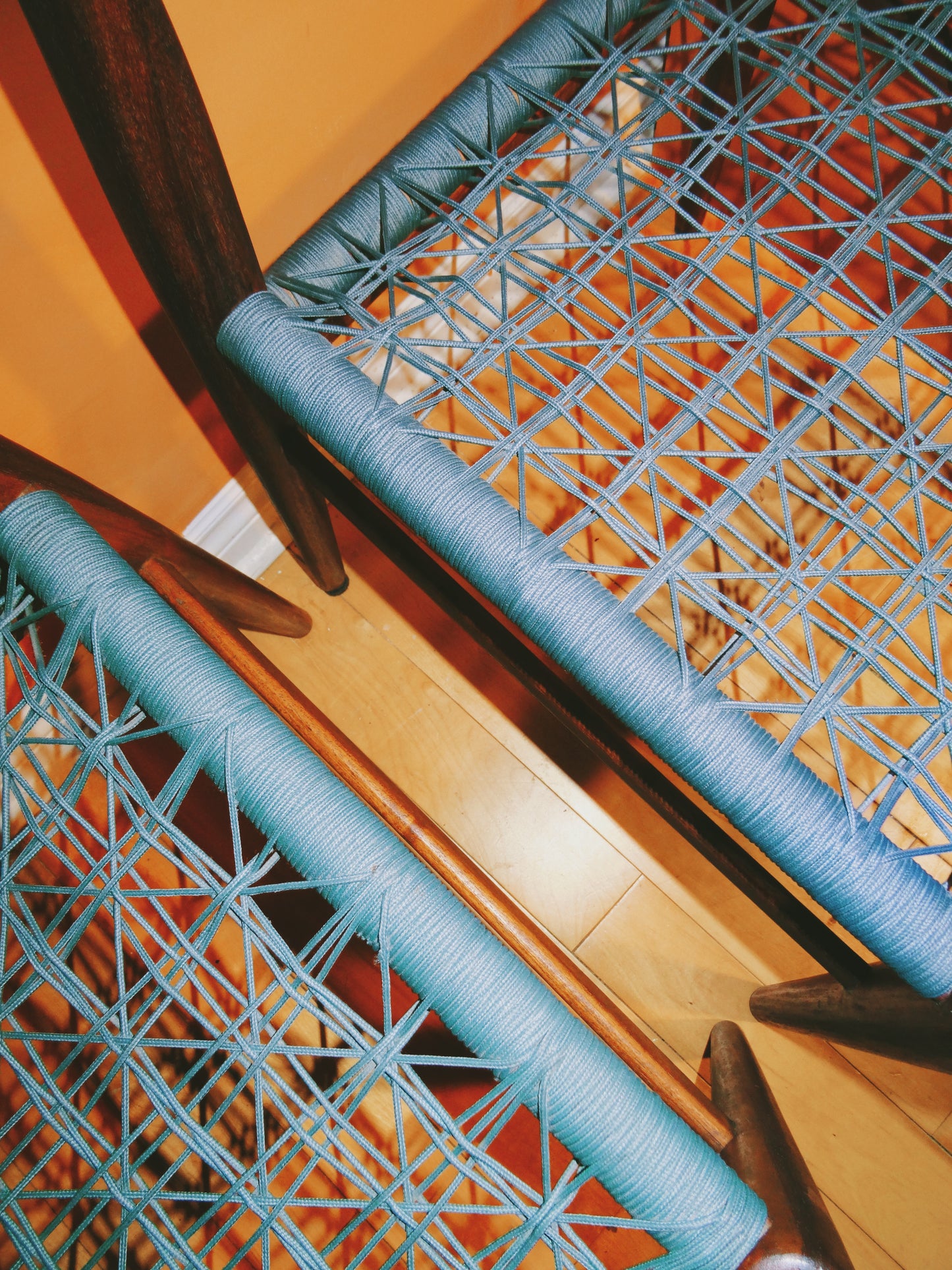 Pair of Nguni Woven John Vogel Chairs