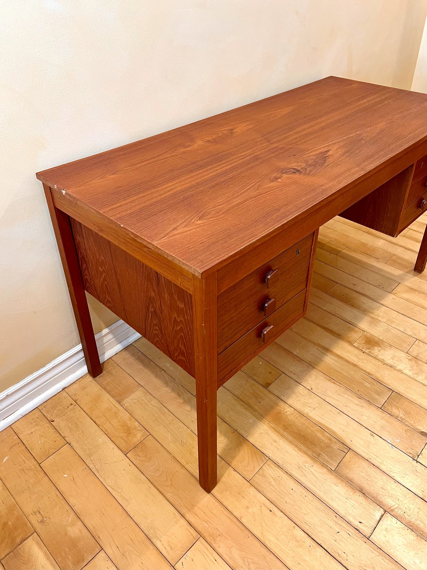 Danish Teak Domino Mobler Desk