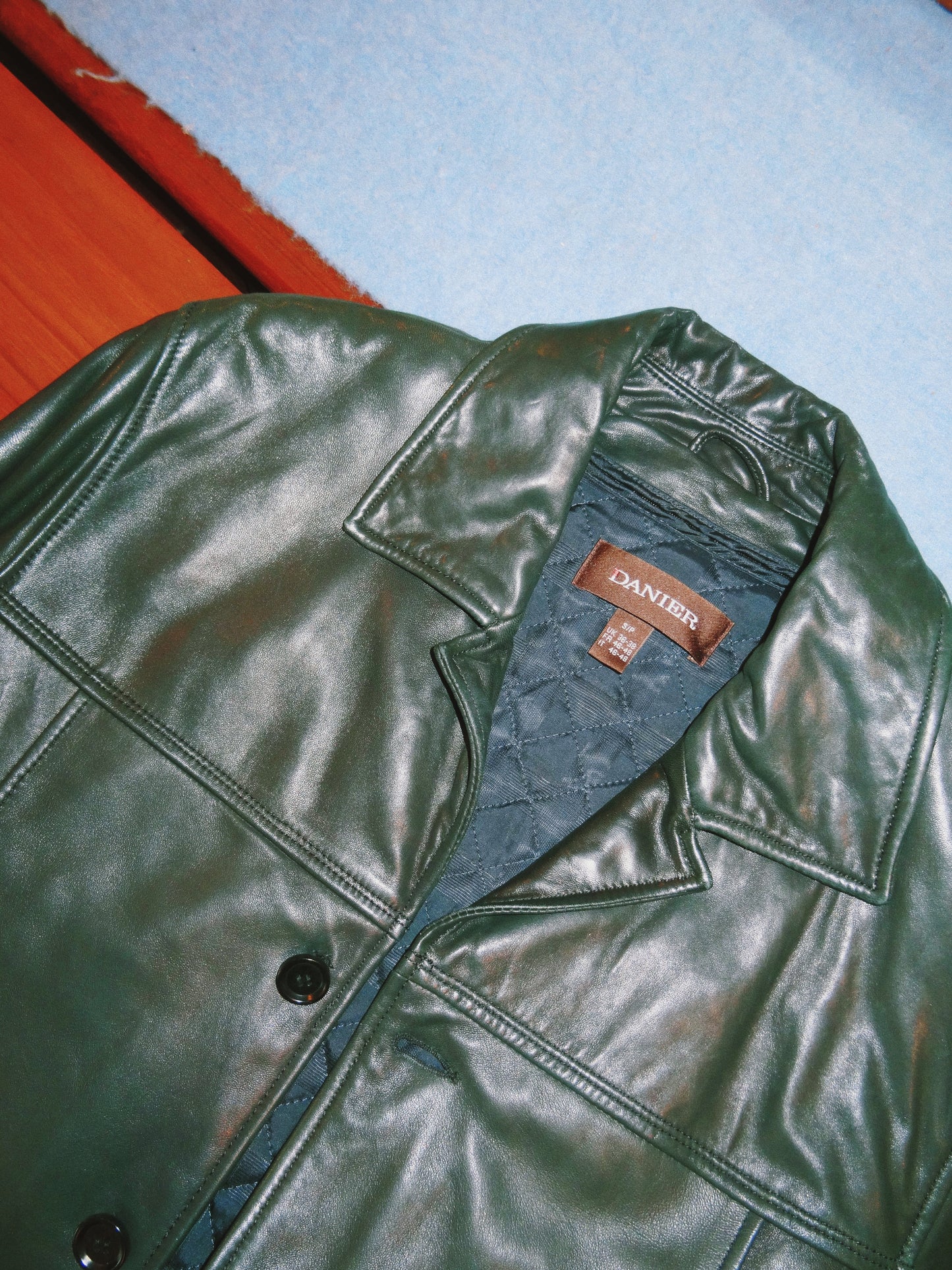 Oversized Vintage Soft Leather Jacket