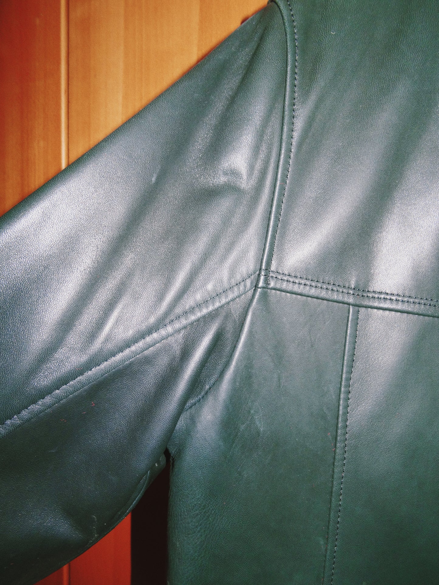 Oversized Vintage Soft Leather Jacket