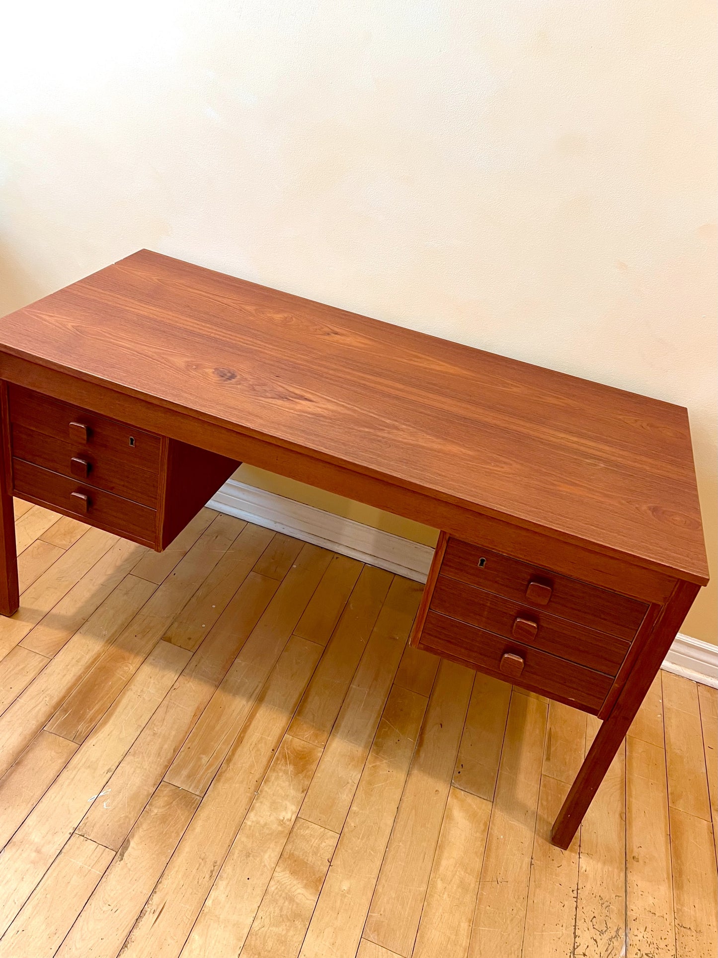 Danish Teak Domino Mobler Desk