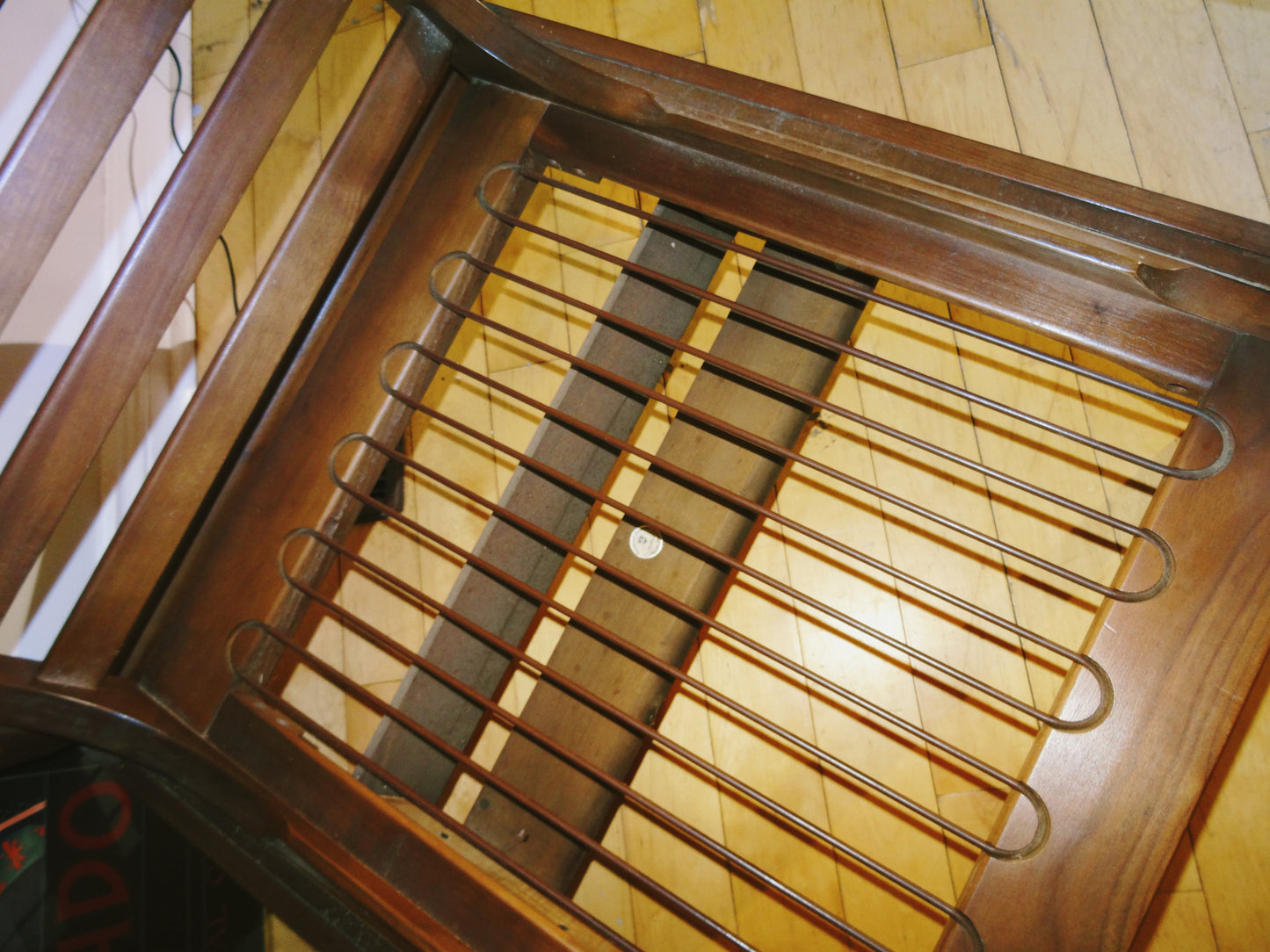 Solid Walnut High-back Lounge Chair
