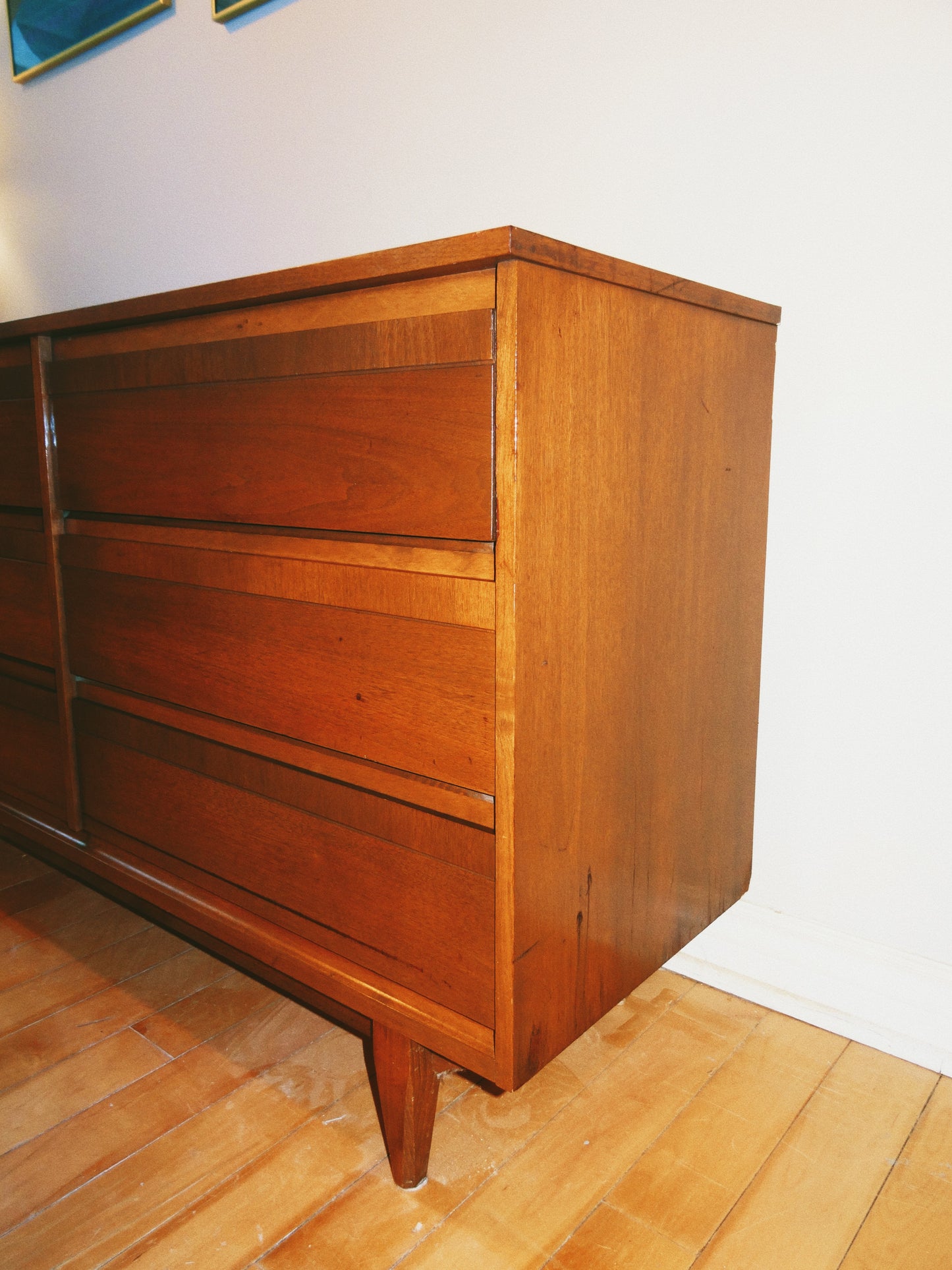 Six Drawer Walnut Dresser #1