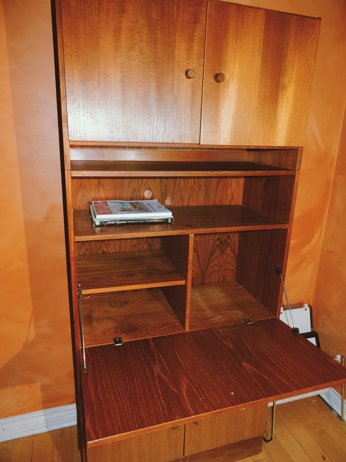 Danish Teak Cabinet/ Book Shelf #2