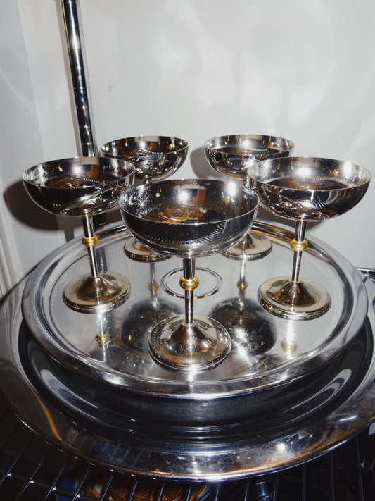 Five Stainless Steel/ Chrome Coups