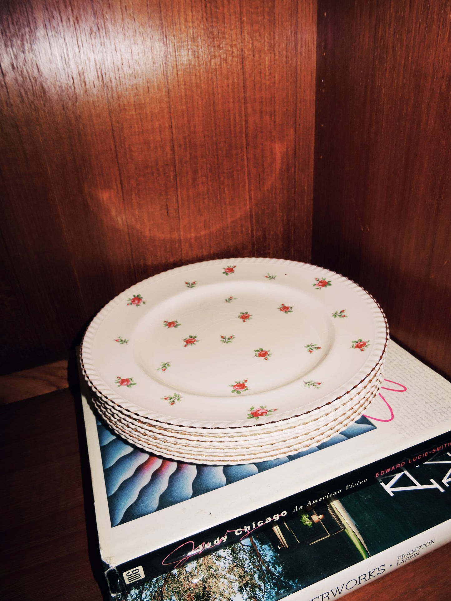 Vintage English Johnson Bros Plate Set of Four