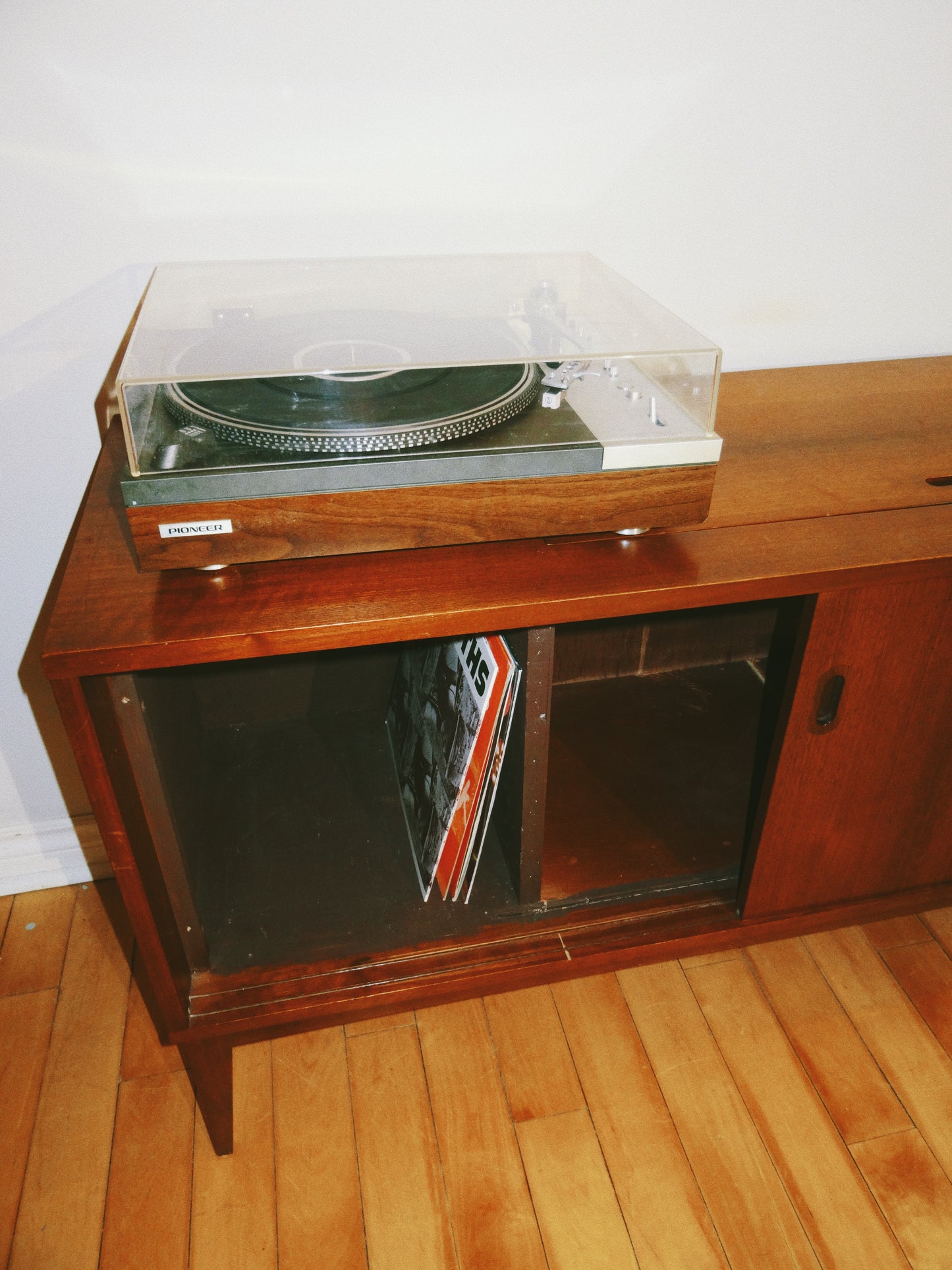 Teak Storage/Record Cabinet