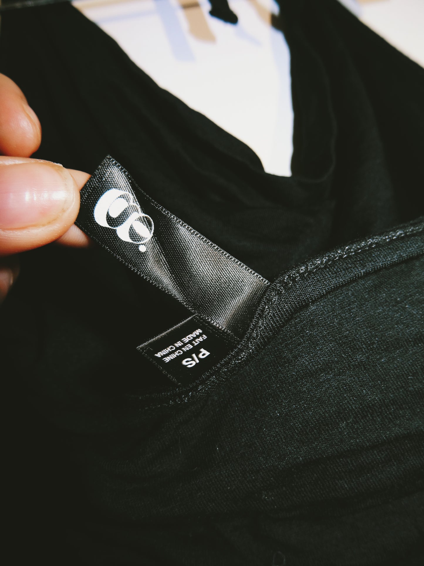 Silver Hardware and Black Halter Top