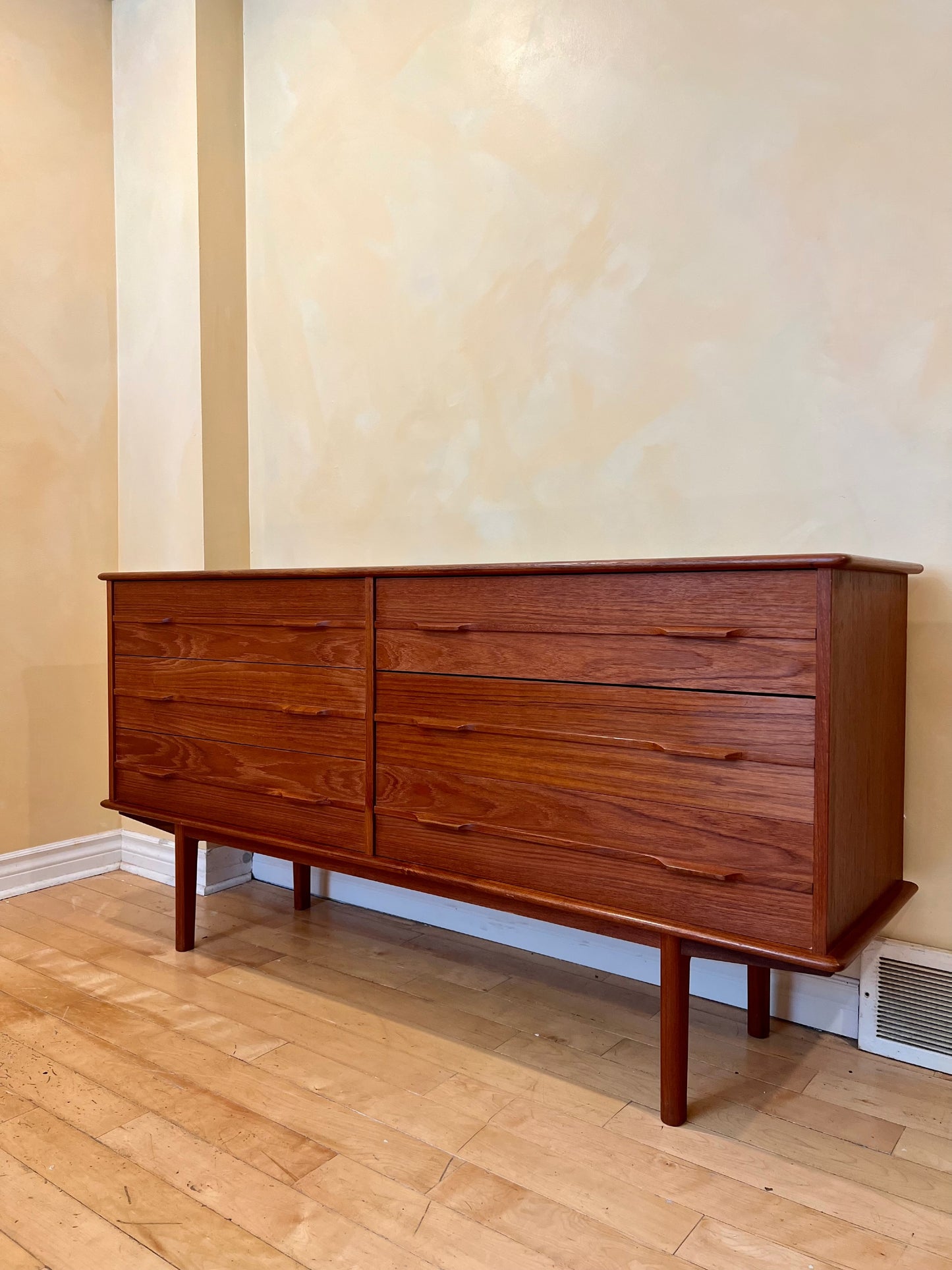 Six Drawer Scandinavian Teak Dresser