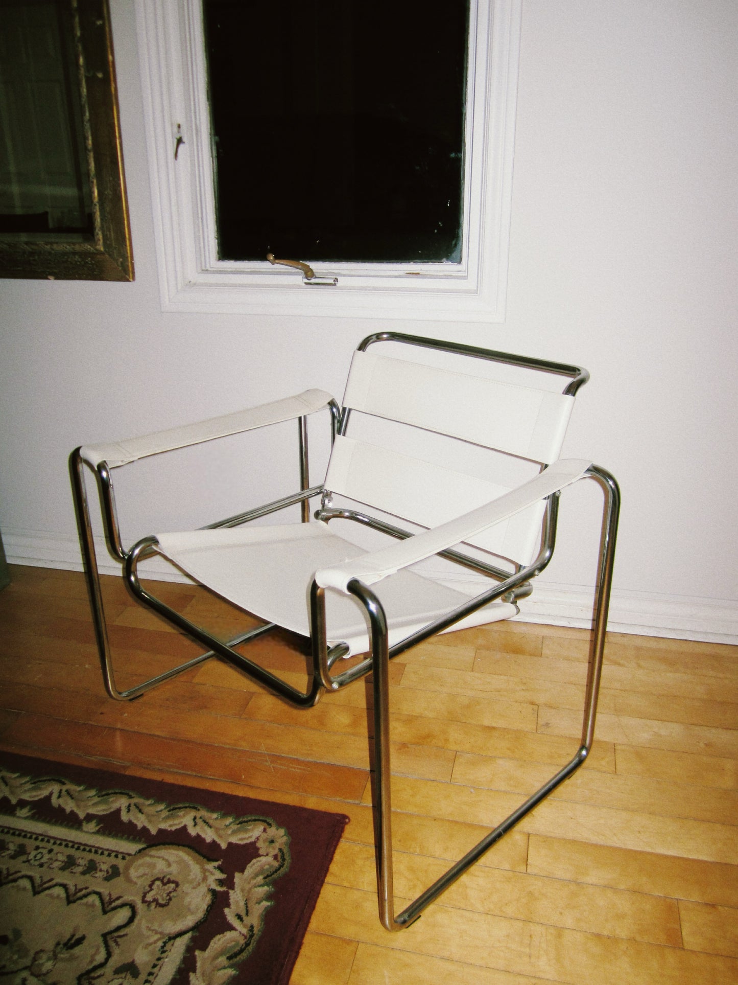 White Chrome Wassily Chair Replica