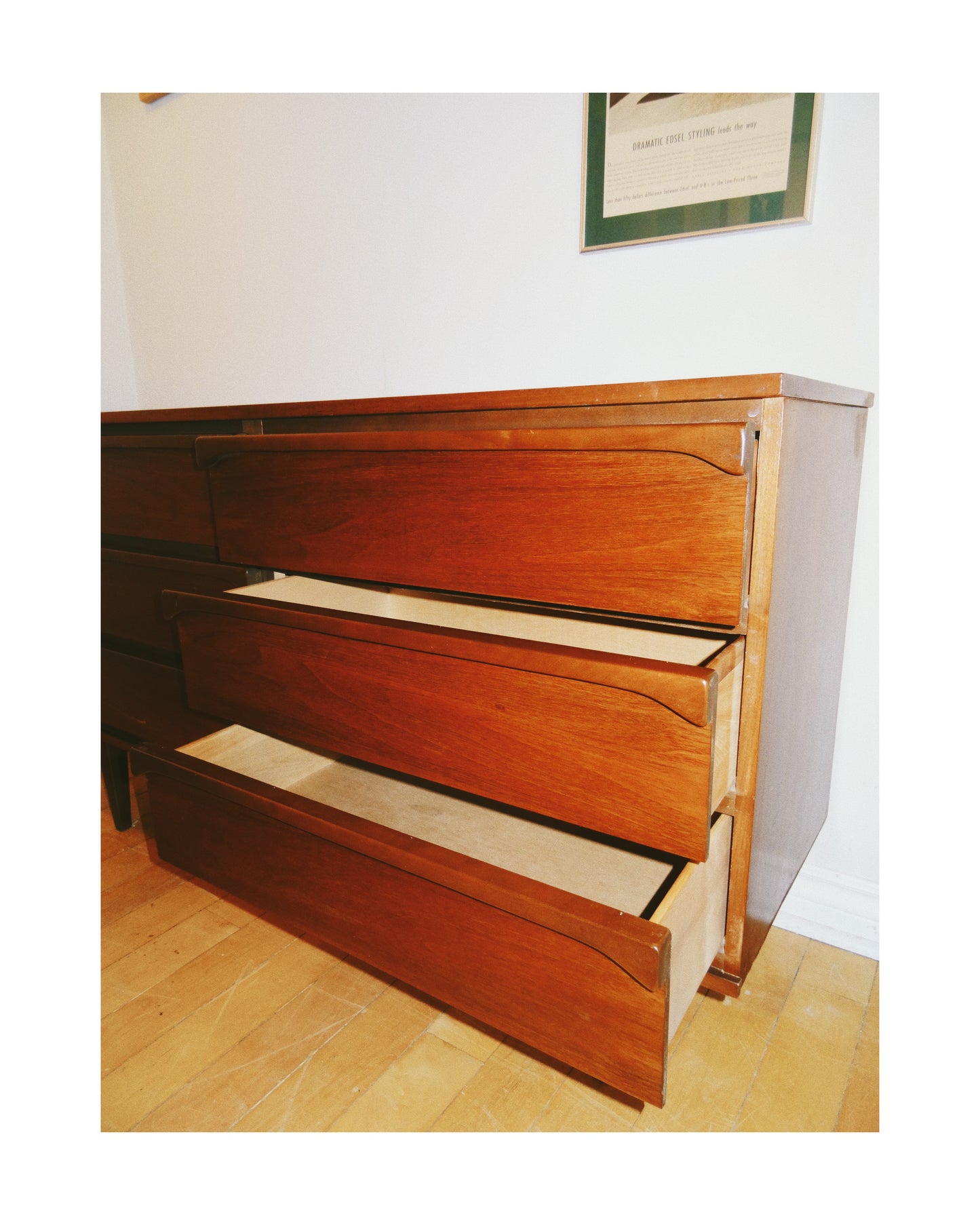Six Drawer Walnut Dresser #2