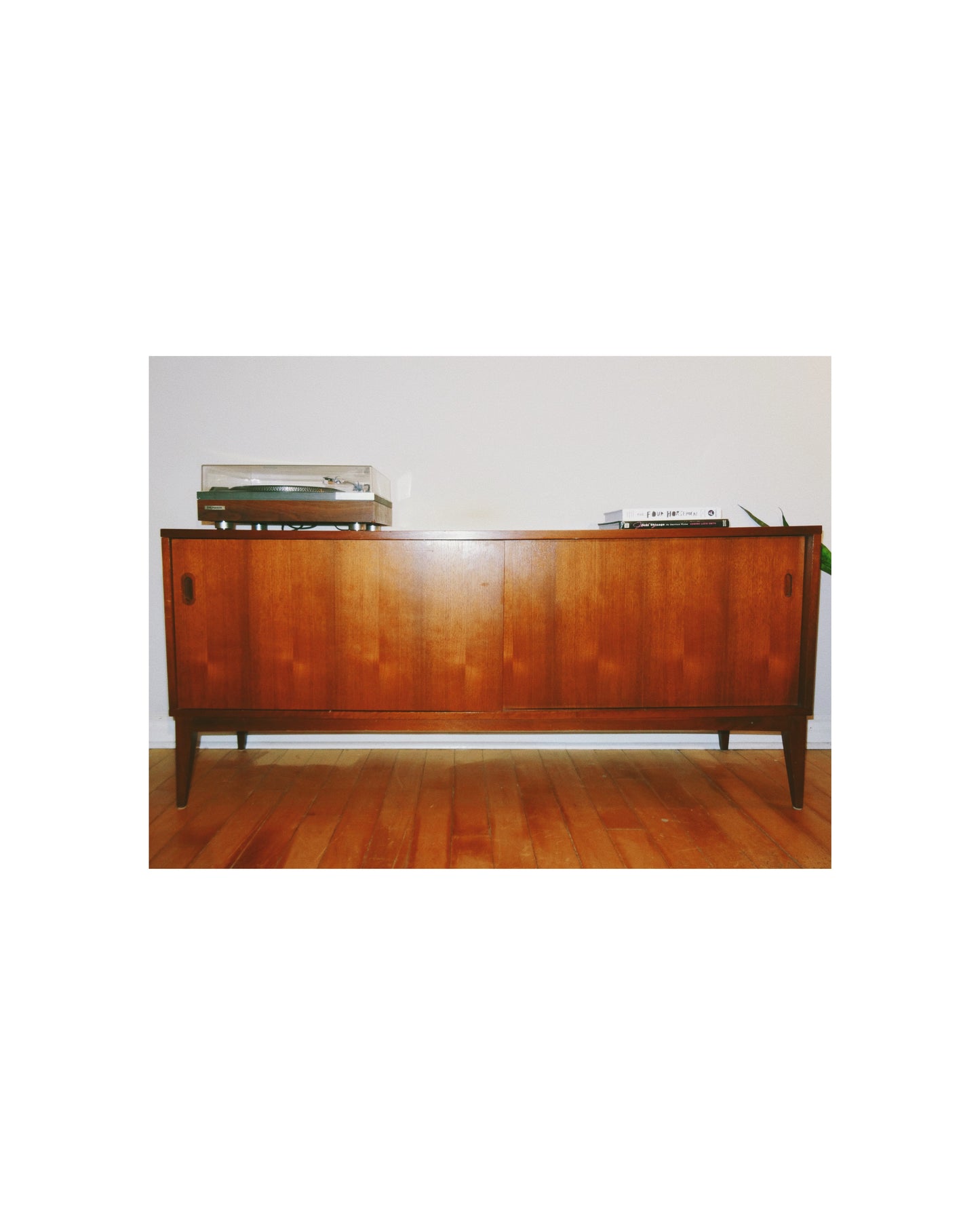 Teak Storage/Record Cabinet