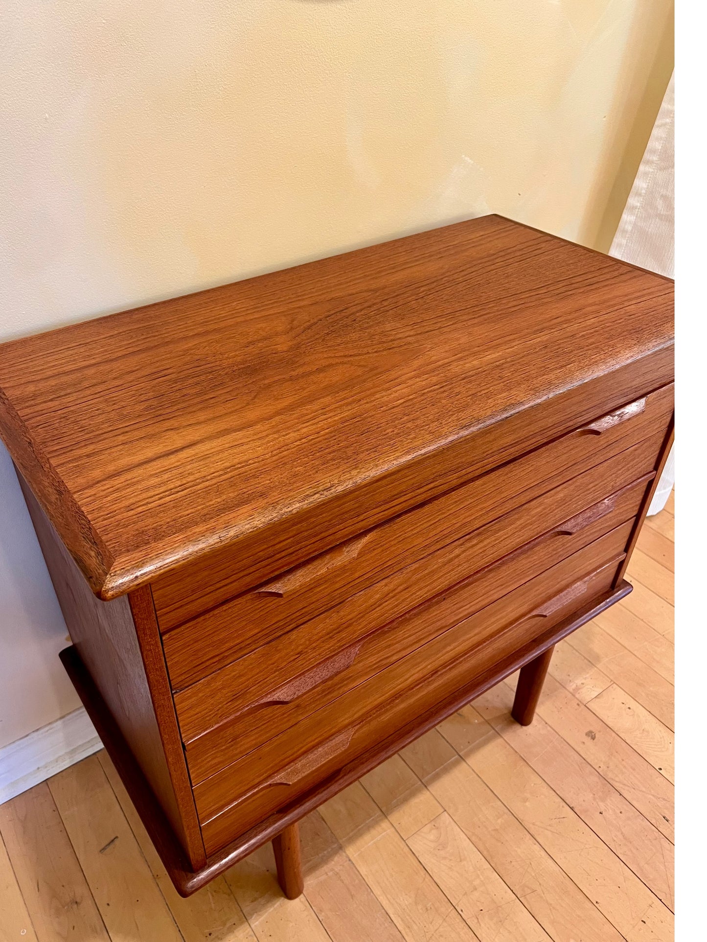 Three Drawer Scandinavian Teak Dresser