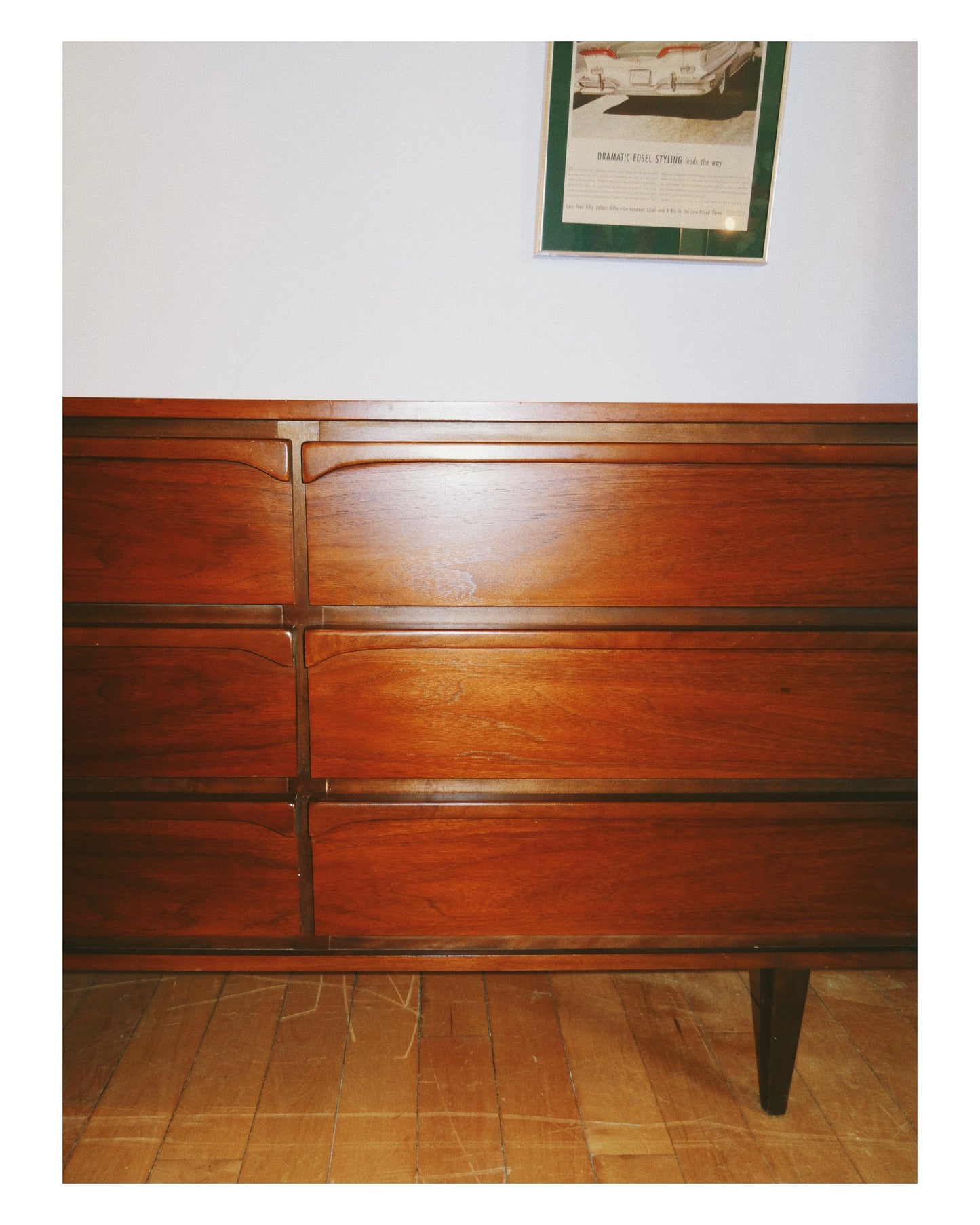 Six Drawer Walnut Dresser #2