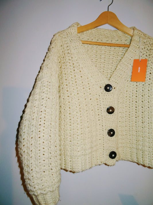 Cream/Off White Knit Sweater