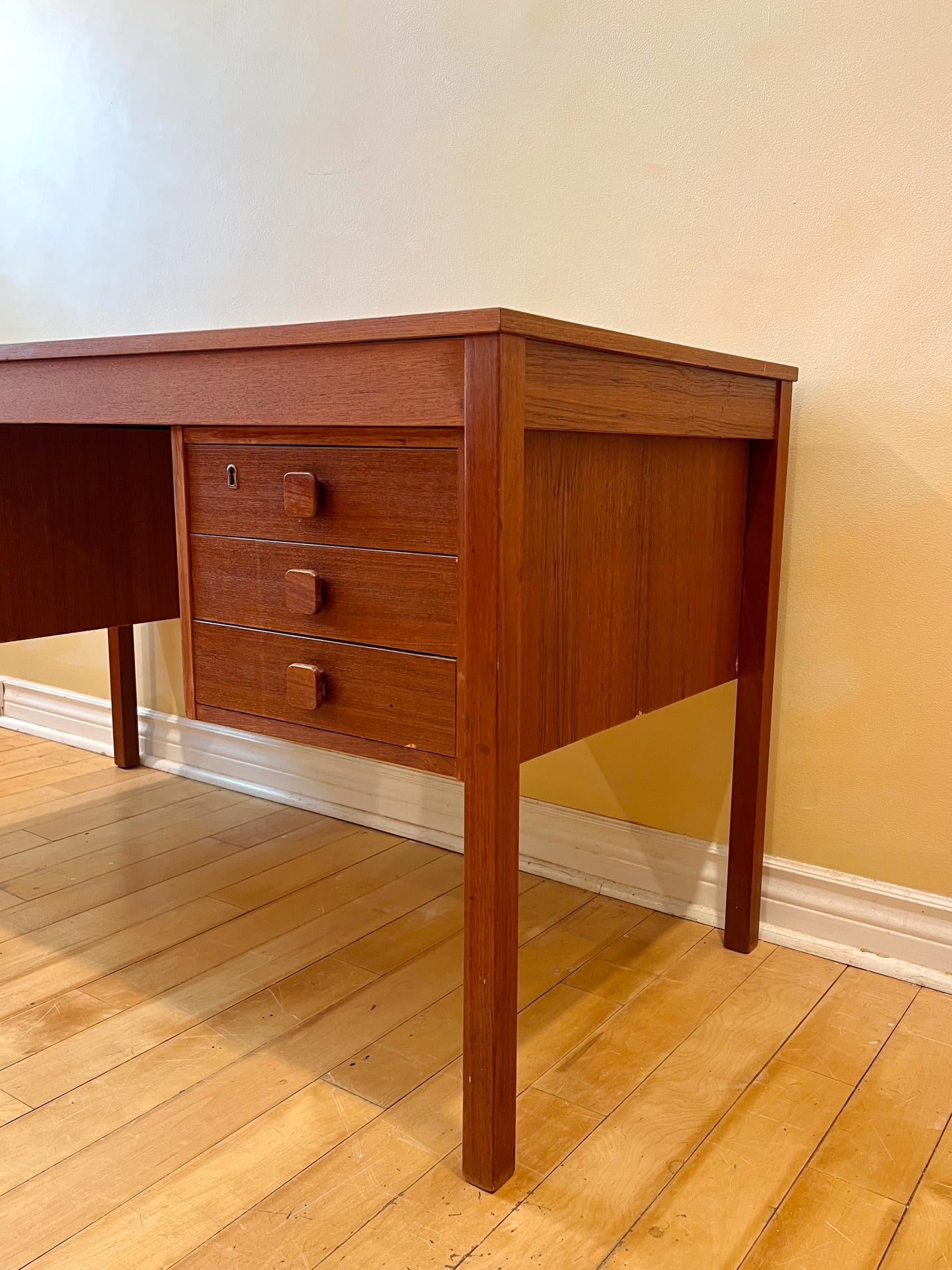 Danish Teak Domino Mobler Desk