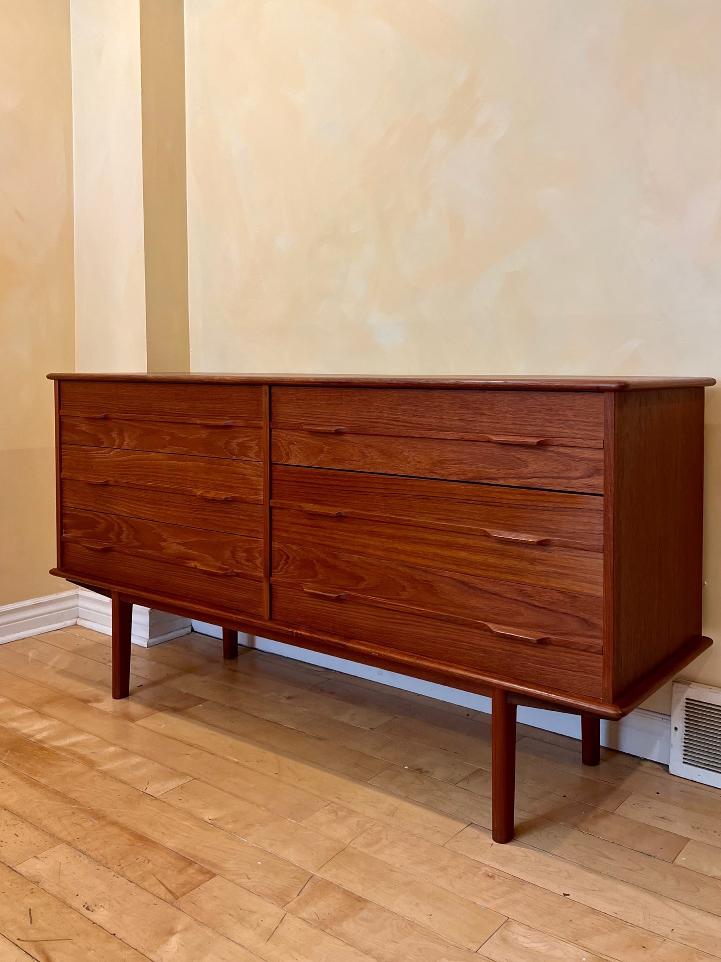 Six Drawer Scandinavian Teak Dresser