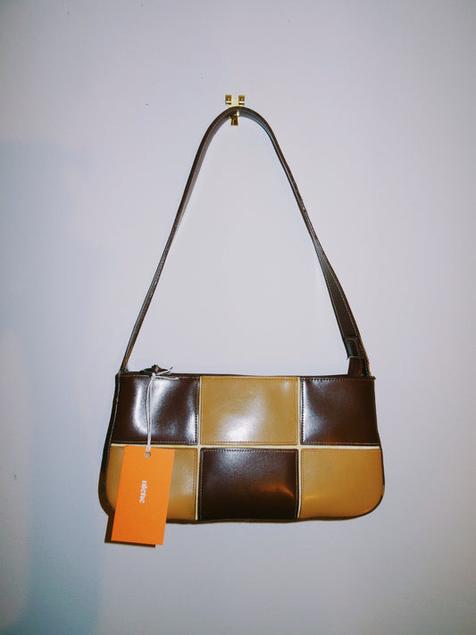 Checkered Shoulder Purse