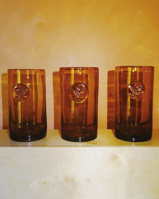 Set of Three Turkey Stained Glasses