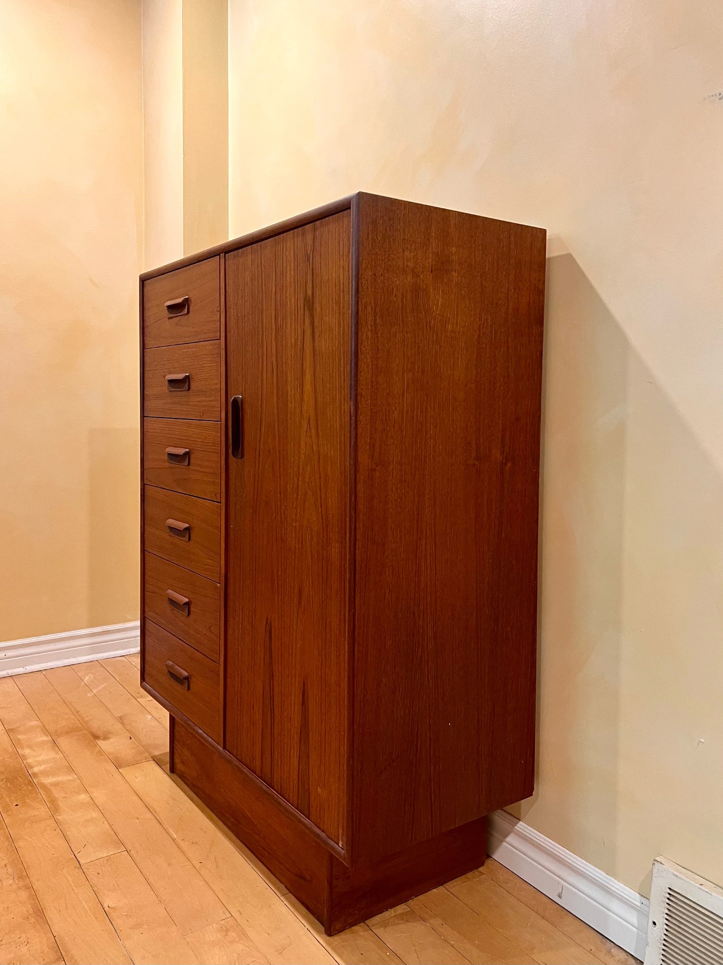 Solid Teak Gentlemen’s Dresser
