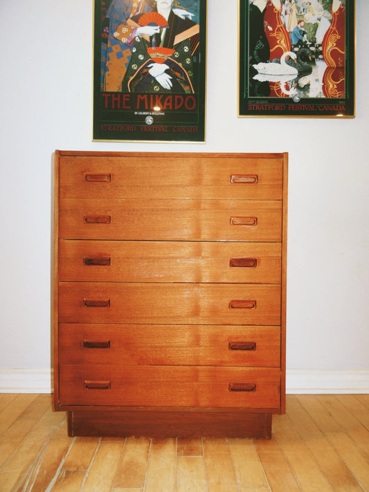 Mid Century Teak Tallboy