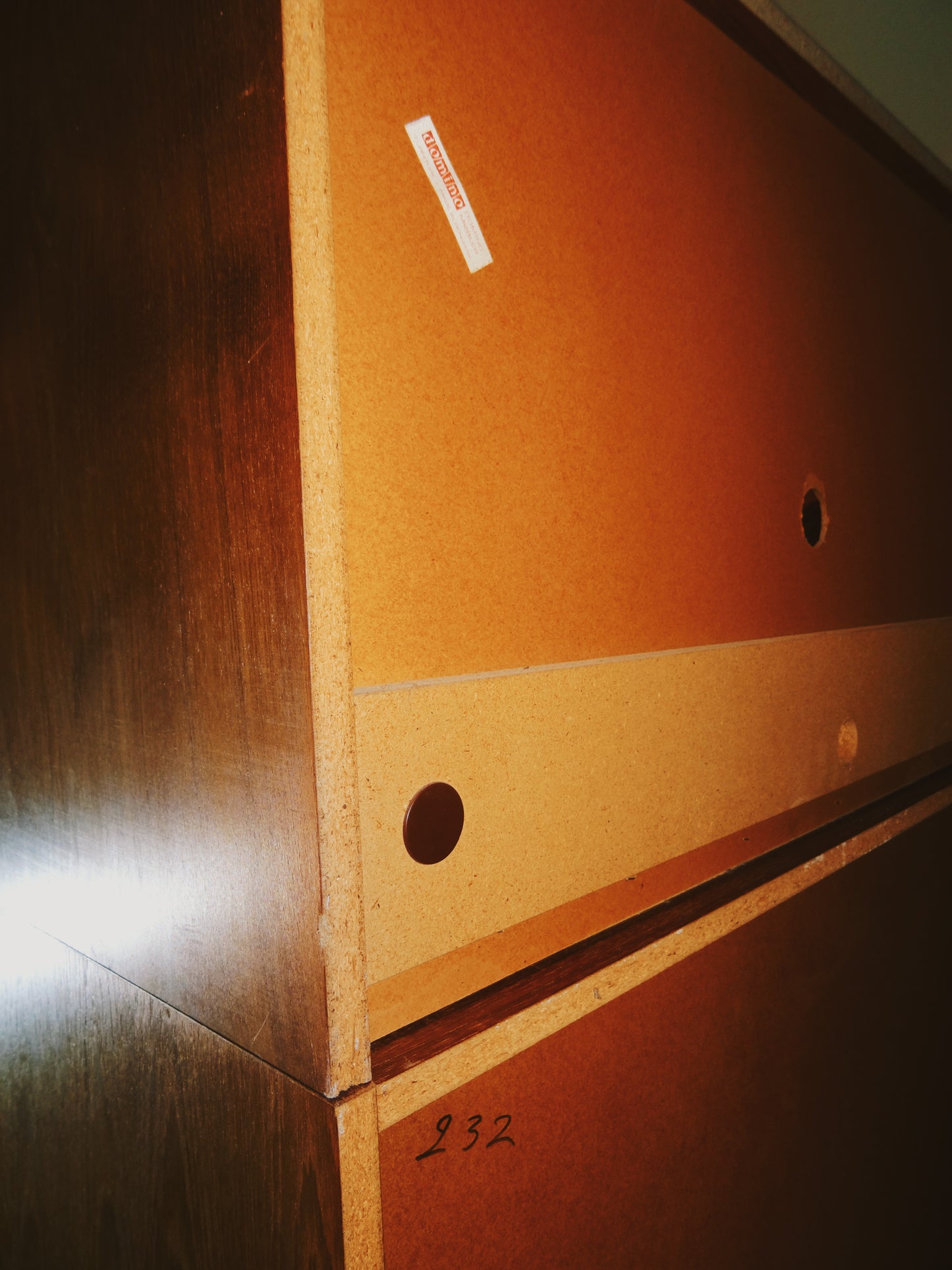 Danish Teak Record Cabinet #1