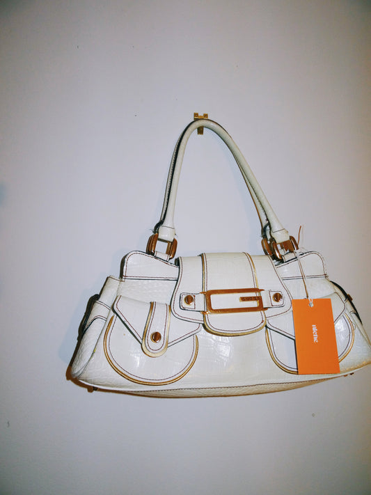 White GUESS Shoulder Bag