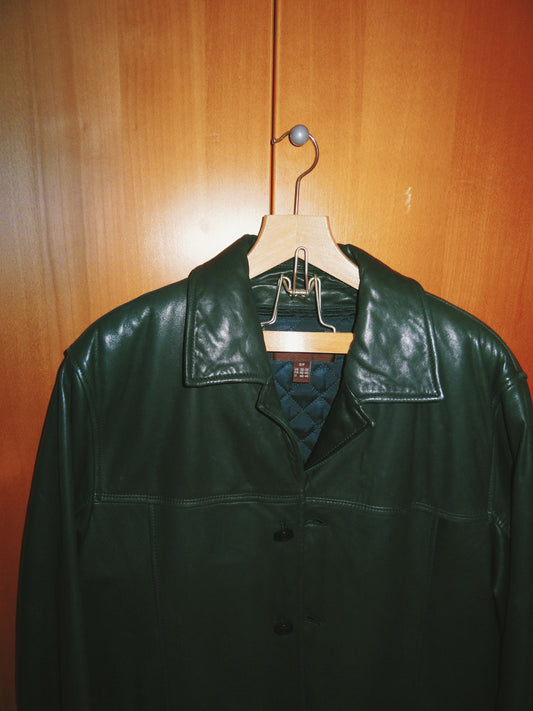 Oversized Vintage Soft Leather Jacket