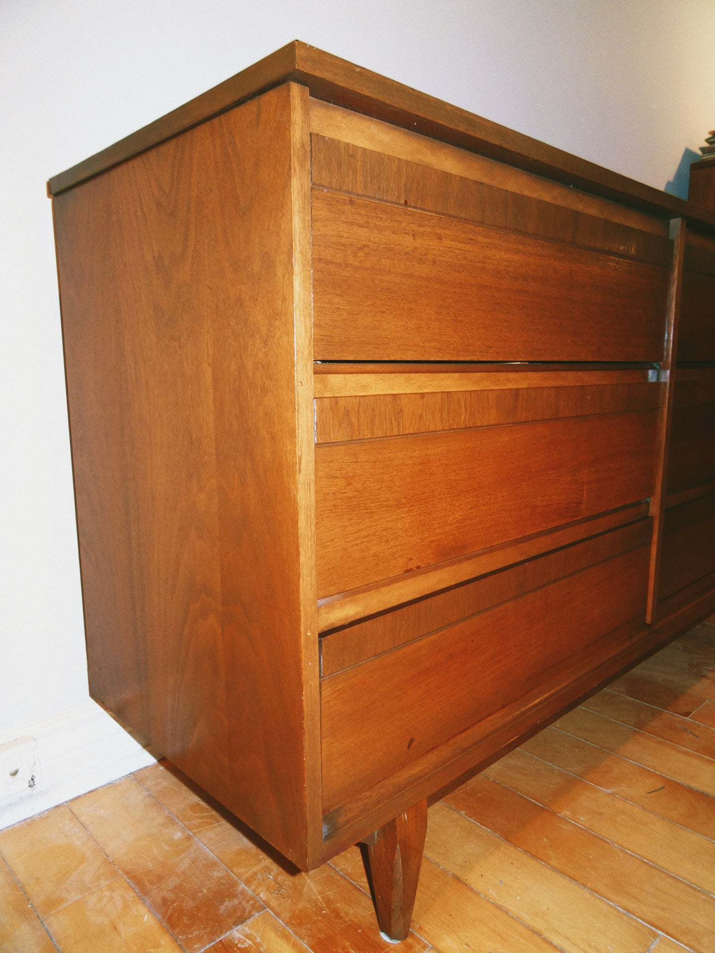 Six Drawer Walnut Dresser #1