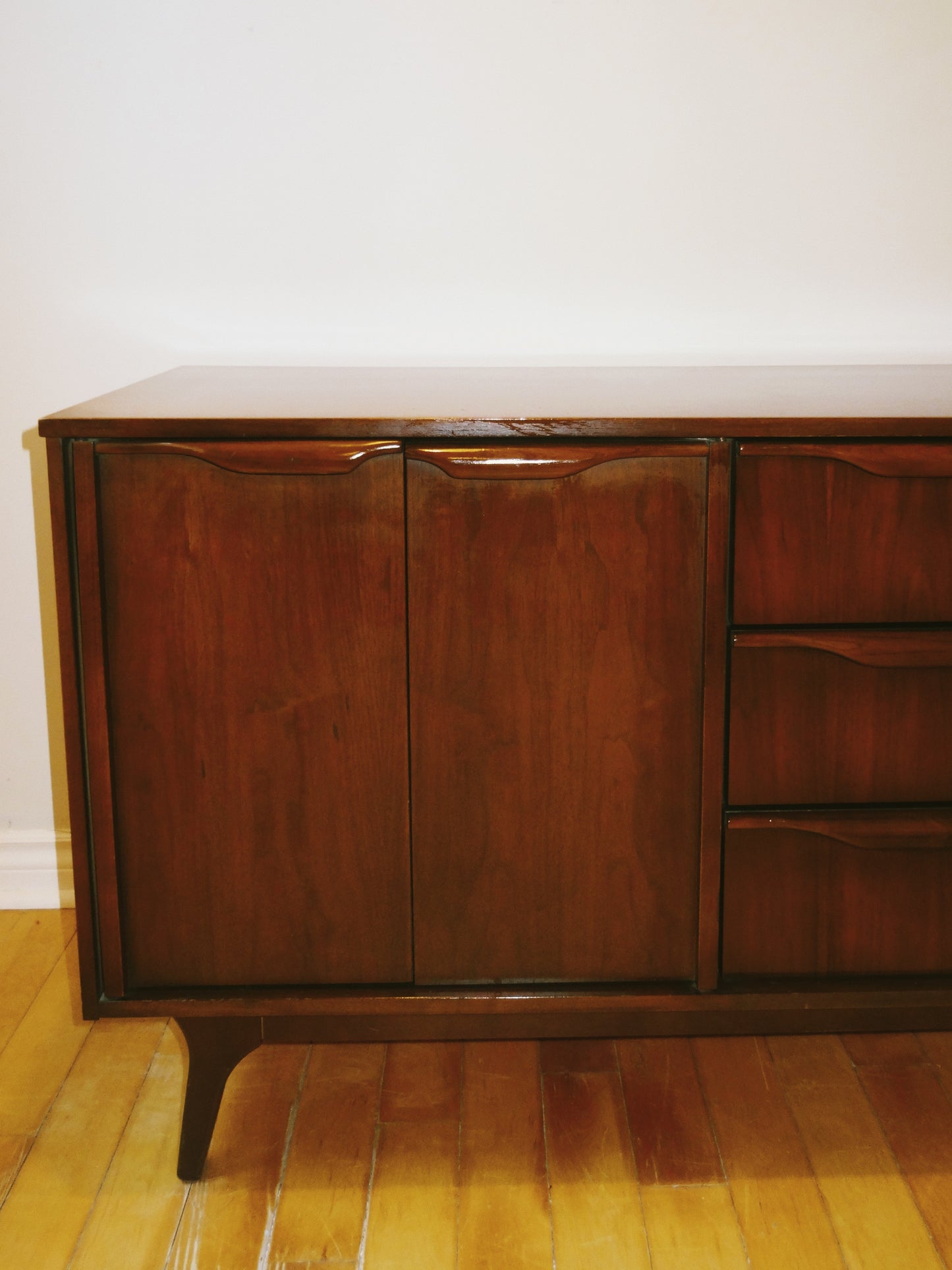 Mid Century Walnut Sideboard/ Cabinet