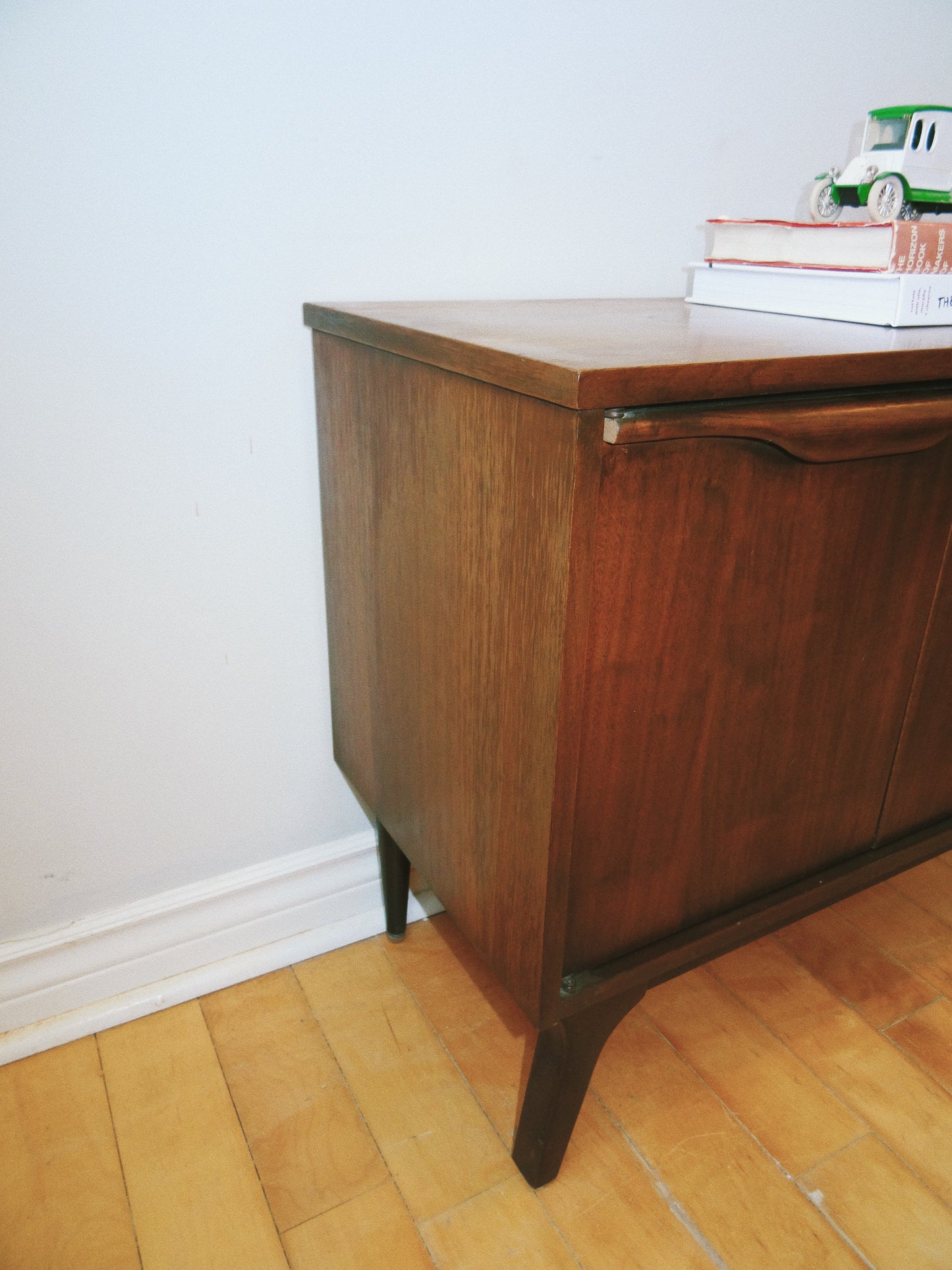 Mid Century Walnut Cabinet/ Side Table