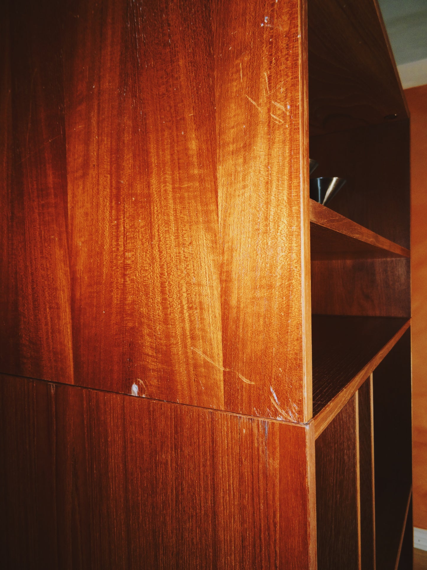 Danish Teak Record Cabinet #1