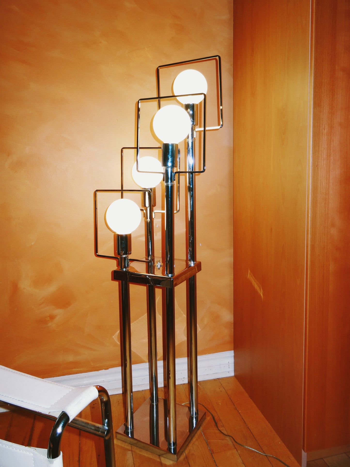 Unique Mid Century Four Bulb Floor Lamp