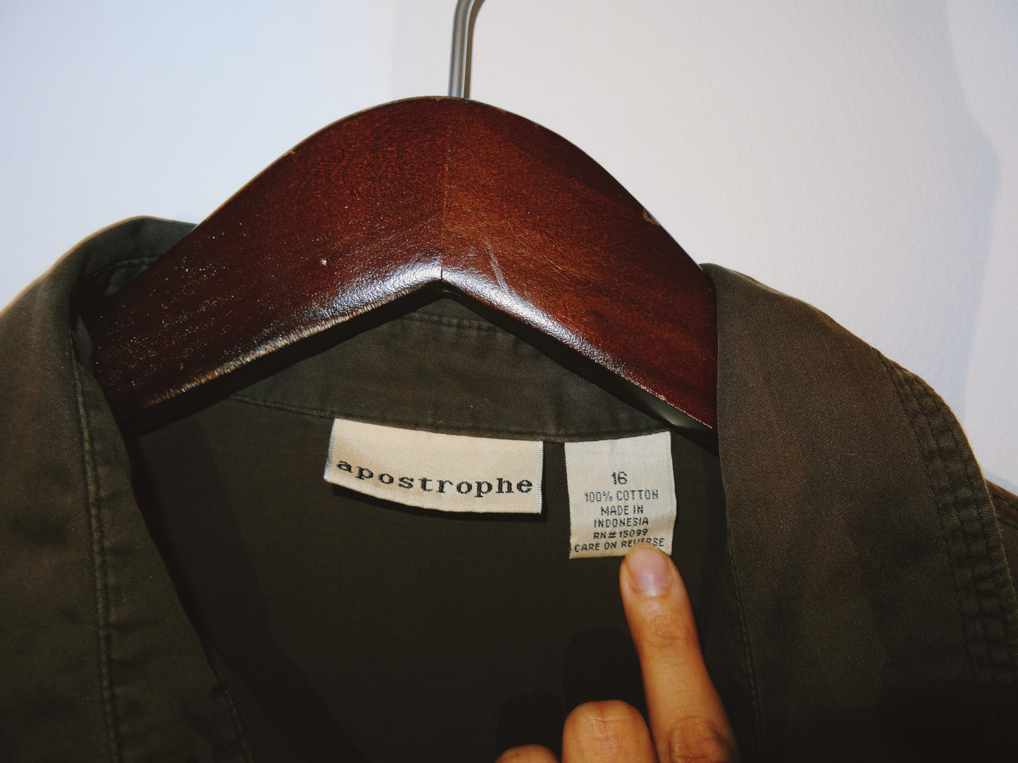 Dark Brown Sleeveless Button up